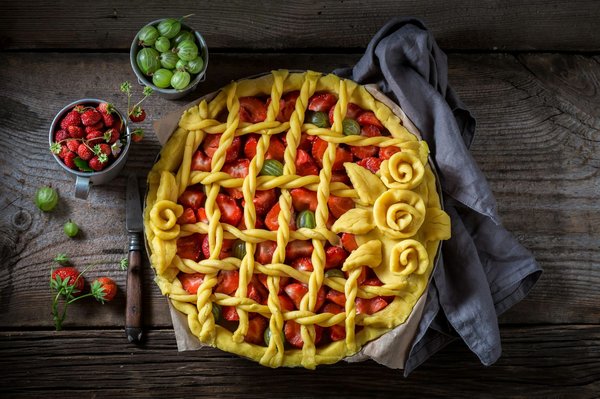 Comment élaborer une tarte fine aux légumes de printemps et fromage de chèvre frais ?